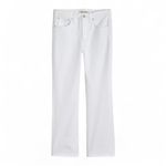 Madewell NWT Cali Demi-Boot Jeans in Pure White AJ195 Size 26 Photo 5