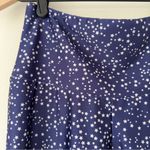 Onzie Star Print Athletic Leggings Blue White Ankle Athleisure Workout Active S Photo 2