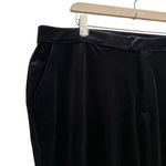 Good American Black Velvet Flare Pant Plus Size 3XL Holiday Cocktail Party Photo 5