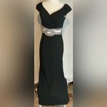 Xtraordinary A0159   Black and Silver Sheath Cocktail Dress Photo 3
