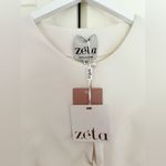 BHLDN NWT Zeta Erika Top Ivory White Long Sleeve Pearl Blouse Size 10 Photo 2