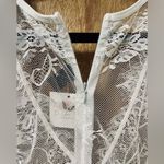 Be Wicked, Long Sleeve Lace Body Suit From Dujor Boutique NWT White Photo 6