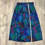 Norton Mcnaughton Vintage  Colorful Jewel Tone Paisley Skirt USA Made Size 12 Photo 1