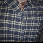 Karen Scott  2X Navy Creme Plaid Short Plus Photo 1