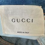 Gucci Butterfly Embroidered Denim Jeans Photo 8