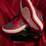 Nike Jordan 1 Elevate Low Varsity Red and Charcoal Gray Photo 3