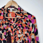 Trinity Anthropologie 100% Silk Tie Waist Mini Dress/Tunic Size Small Photo 1