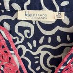 RockFlowerPaper BluThreads Millie Navy Blue 100% Cotton Embroidered Kurta Tun… Size M Photo 5