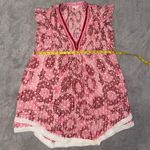 Poupette St. Barth  Sasha Mini Dress Pink
Floral Ruffle Dress Size medium Photo 4