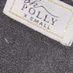 Oh Polly  Black Leather Jacket Sleek Fitted Silhouette Photo 2