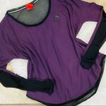 Nike purple and black mesh top M Photo 11