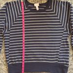 Isabel Maternity  by Ingrid & Isabel Striped Crewneck Sweatshirt Photo 8
