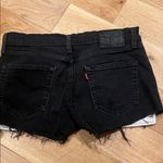 Levi's  Black‎ Distressed Jean Shorts Photo 1