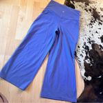Athleta  Elation Wide Crop Pant Size‎ Small Adonis Blue NWOT Photo 3