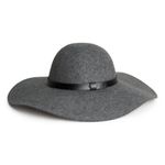 H&M ✨HP✨ gray wool floppy wide brim hat✨ Photo 5