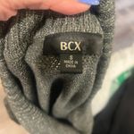 BCX  Gray Sparkly Cowl Neck Sweater Size S Photo 3