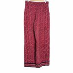 Carolina Herrera  Classic Silk Wide Leg Pants Red Photo 8