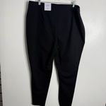 Croft & Barrow NWT Ankle Mid Rise Ponte Pants In Black Size 1X Photo 1