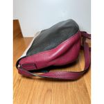 Kate Spade Crossbody Bag Womens Medium Colorblock Black Burgundy White Leather Photo 5
