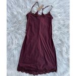 SKIMS Fits Everybody Lace Slip Dress Oxblood Size Large Photo 2