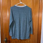 Cato  Gray and Green Leopard Print Sweatshirt Photo 4