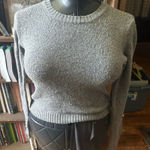 Brandy Melville  gray wool blend cropped S sweater Photo 0