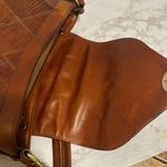 Justin Boots  leather patchwork brown shoulder crossybody purse rodeo western Photo 13