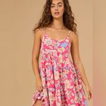 Altar'd State Altar’d State Jaiden Sleeveless Pink Floral Mini Dress Size XS Photo 4