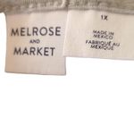 Melrose and Market Women's 1X Heather Gray Braided Strap Tank Top NWT Plus Size Photo 5