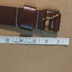 Ralph Lauren Polo Leather Belt Heritage Quiet Luxury Academia Classic Preppy Photo 4