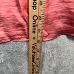 Spense Coral Pink Satin Pleated Blouse L NWT Cottagecore Romantic Coquette Satin Size L Photo 7