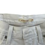 Levi's Levi White Distressed Denim Shorts Photo 4