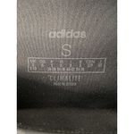 Adidas Women's High Rise 7/8 Length Carbon White 3 Stripe Tights Pants Sz S Photo 2