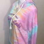 MV Sport Wallowa Lake Oregon Good Vibes Only Colorful Tie-Dye Hoodie Pullover Sweatshirt Photo 5