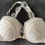 Victoria's Secret Victoria’s Secret VINTAGE Dream Angels Push-up Ivory Lace Bra Photo 1