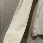 ZARA Antique White Long Sleeve Knit Sweatshirt Photo 1