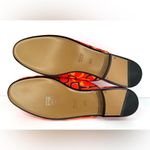 Gucci  Princetown Horsebit Logo Orange Fabric Flat Loafer Mules Size EU 38.5 Photo 6