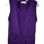 Vintage Classic Fashions Purple Sweater Vest‎ Photo 0