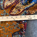 Guess by Marciano  100% Silk Dress S Paisley Drop-Waist Blouson Mini Boho Y2K Photo 10