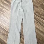 Talbots  Size 8P 8 Petite Trouser Pants Windsor Wide Leg Mid Rise Gray Business Photo 8