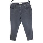 Everlane  The Curvy Cheeky Straight Jean Stretch Washed Black Size 34 Photo 6