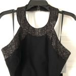 Nordstrom NWT! Black sequin halter dress Photo 2