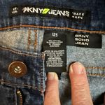 DKNY Women's Soho Vintage Y2K Dark Blue Flare Jeans Size 12S Photo 2