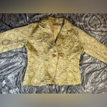 New Direction Vintage  Floral Cream Wavy Lines Blazer Medium Photo 9