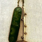 Copper brass colorful long pendant necklace Photo 0