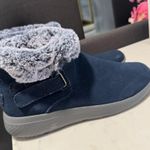 Skechers on the go Navy Blue Fur-Lined Ankle Boots Photo 3