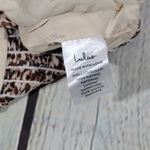 Lulus Fiercely In Love Leopard Print Tie-Front Lined Crop Top XS NWT Photo 4