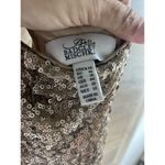 Badgley Mischka  Scroll Sequin Halter Mini Dress Belle Dress Size 14 Photo 5