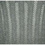 American Eagle Outfitters Ladies Gray Sweater Size S Eyelets Sheer Long Sleeve Photo 5