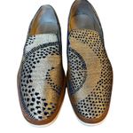 Free People  Snake Eyes Metallic Loafers Photo 1